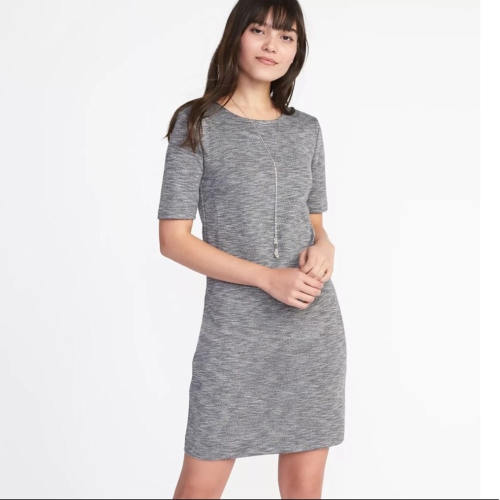 Ponte Shift Sheath Dress
